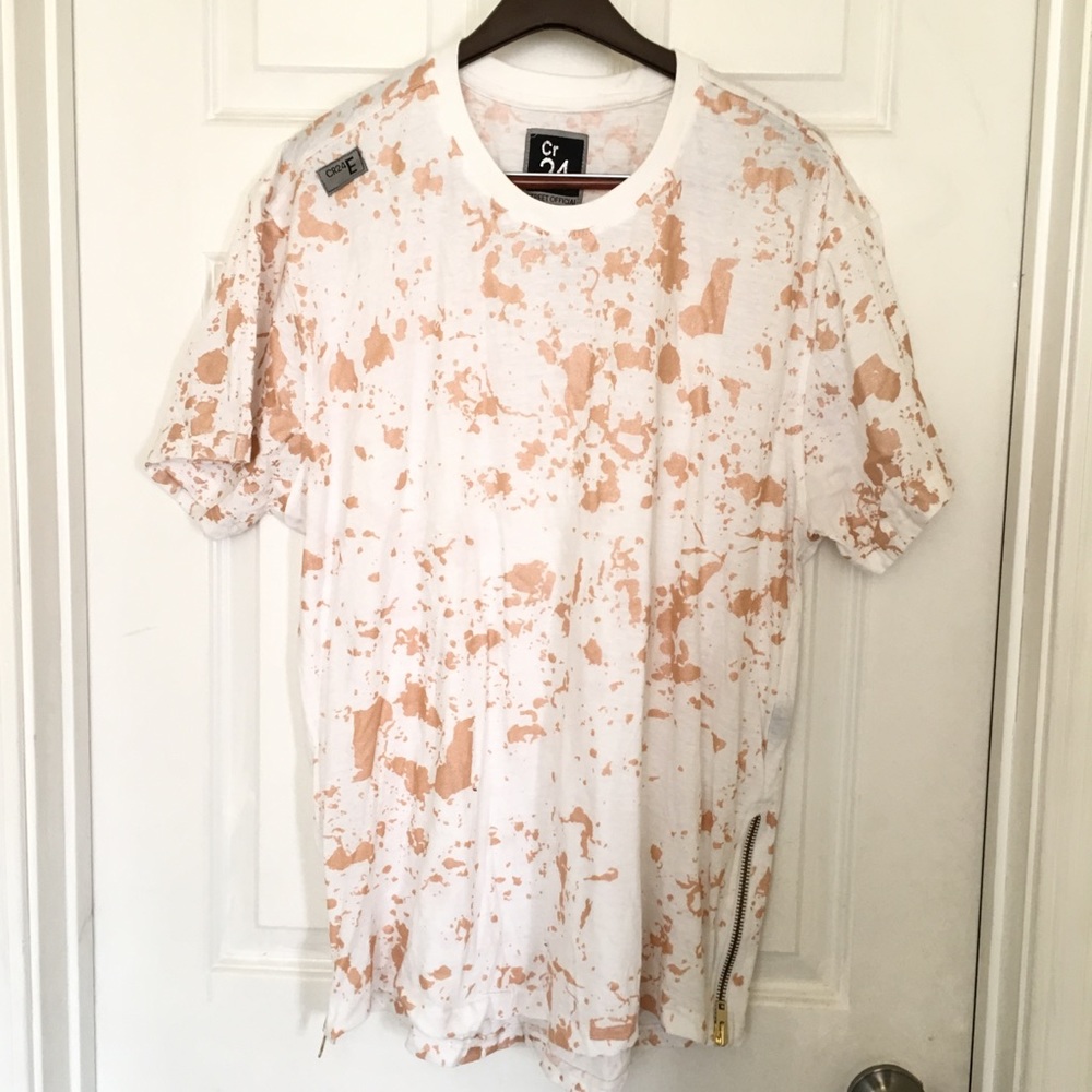 Cr24 Chrome Edge Men's Tee Shirt Size XXL Gold